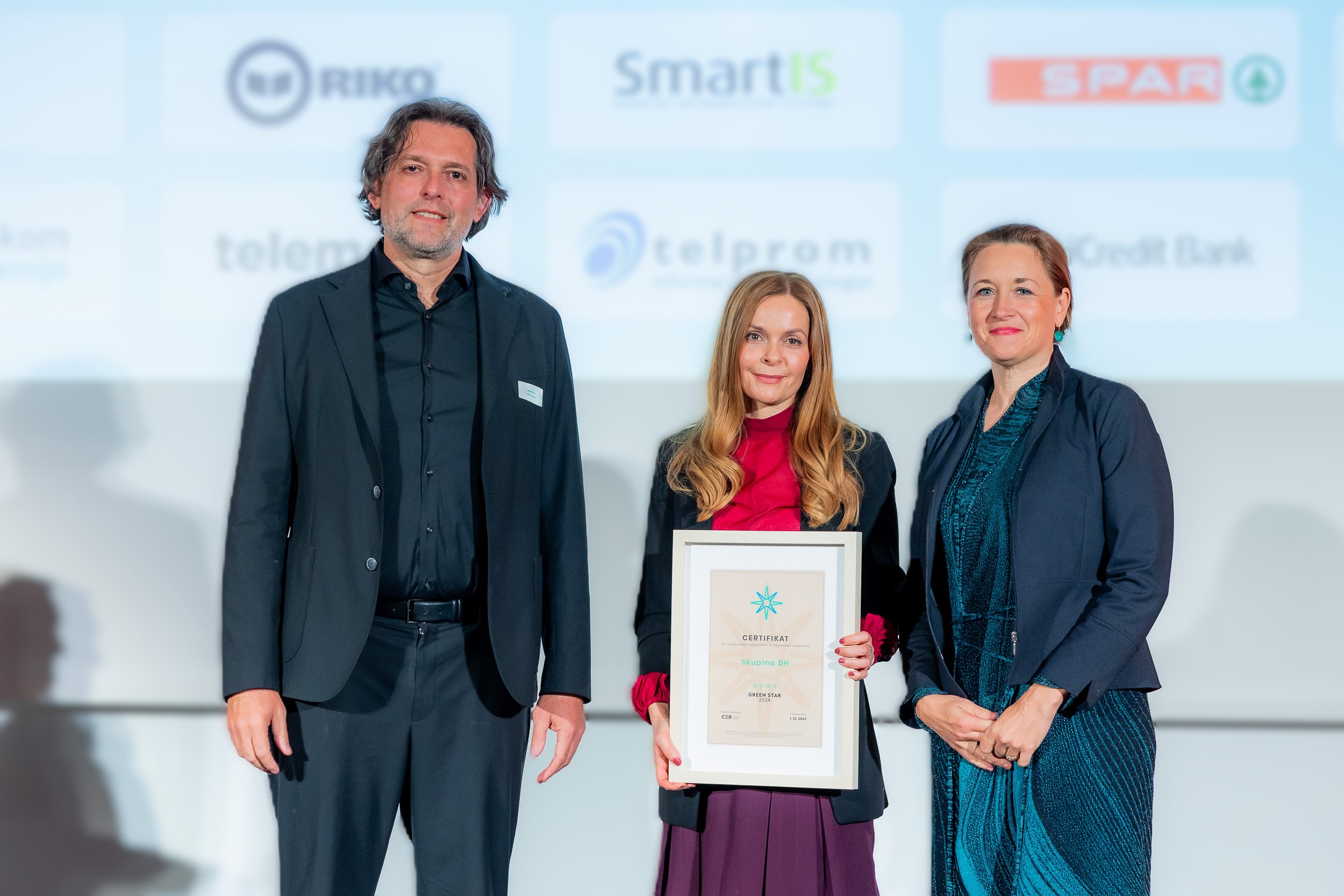 Prejemniki certifikata Green Star - Zeleni voditelji