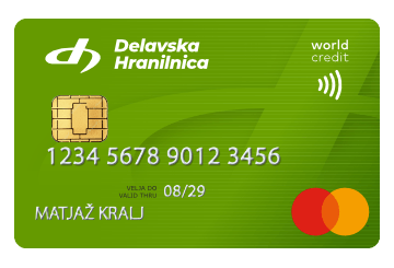 Klasična kreditna kartica