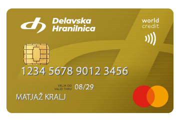 Zlata kreditna kartica